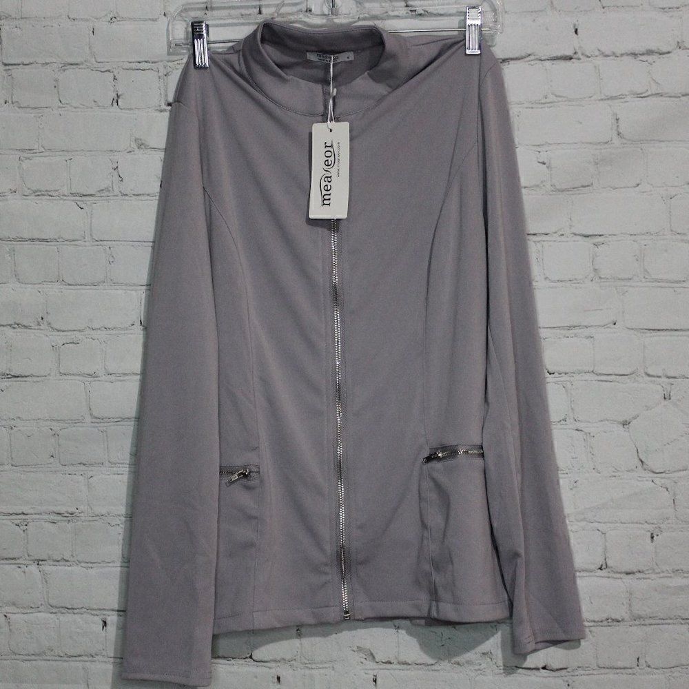 Women's Lightweight Zip Up Utility Jacket Small‎